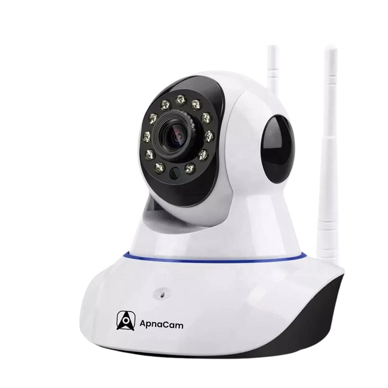 ApnaCam 2K WiFi CCTV Camera for Home — 360° PTZ Indoor Security Camera, Motion Tracking, 2-Way Audio, Night Vision, Dual Antenna (Baby & Pet Monitor)
