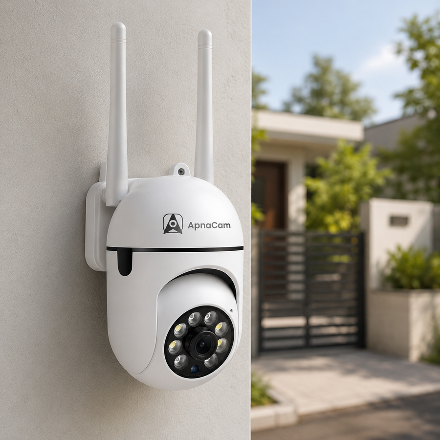 ApnaCam Mini PTZ WiFi Camera – 1080p HD, Night Vision, 2-Way Audio, Motion Alerts | Indoor IP Security Camera for Home, Baby & Office
