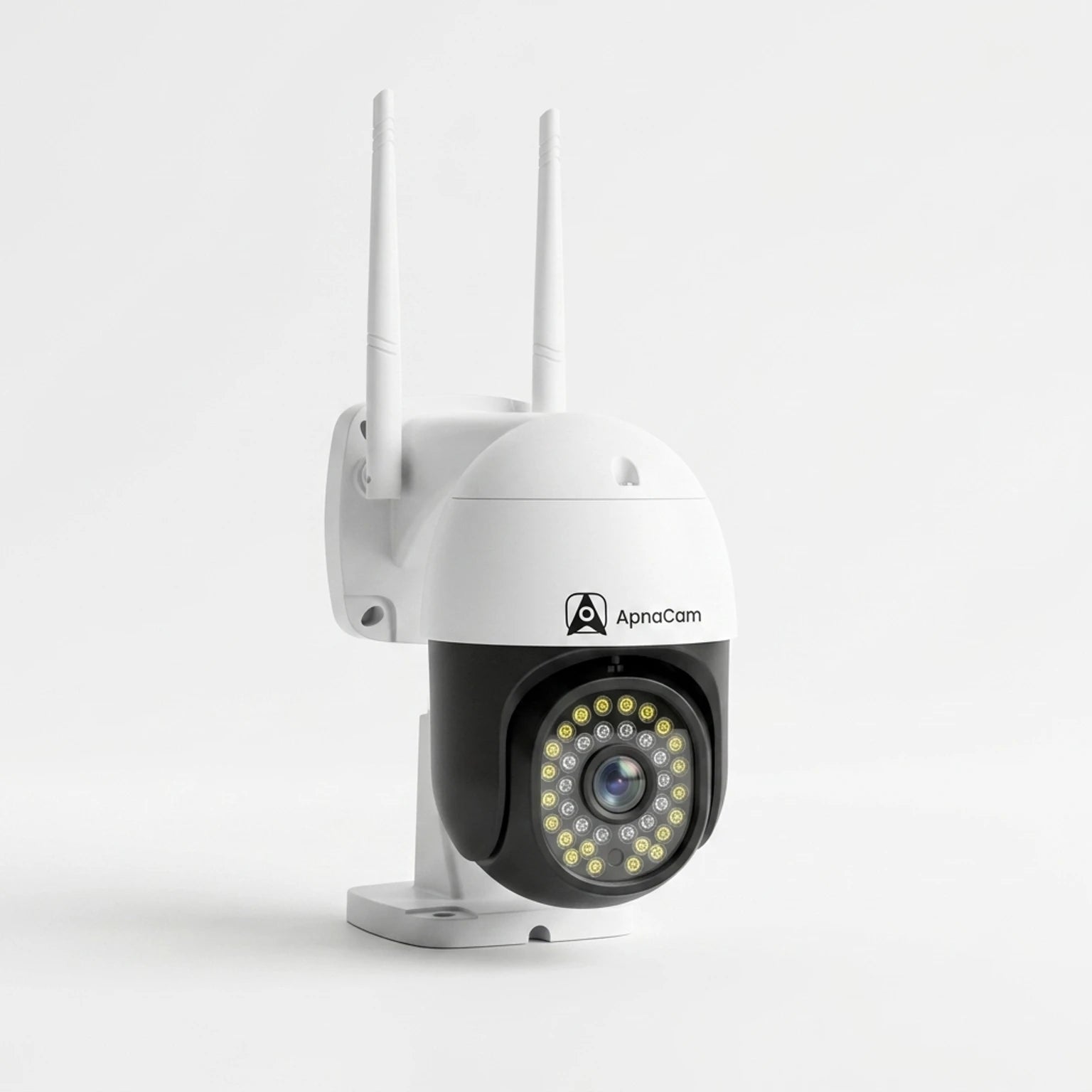 ApnaCam 5MP 4G Sim Support Live Monitoring, Two-Way Audio Color Night Vision, AI Alert Security Camera (4 Channel)