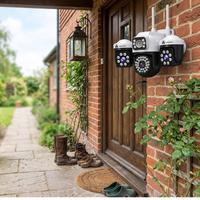 ApnaCam 4+4+4MP FHD 4G Outdoor 3-Lens PTZ, Night Vision, IP66 Weatherproof CCTV Security Camera (SD Card Support Upto 128 GB, 4 Channel)