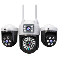 ApnaCam 4+4+4MP FHD 4G Outdoor 3-Lens PTZ, Night Vision, IP66 Weatherproof CCTV Security Camera (SD Card Support Upto 128 GB, 4 Channel)