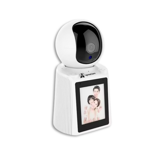 ApnaCam 3MP Wi-Fi Video Calling Home Security Camera | Two Way Talk | 360˚ | Baby Monitoring | Motion Detect | Night Vision | Supports SD Card