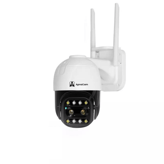 ApnaCam 10X Outdoor Live View, Motion Alerts, Night Vision, SD Card Support, 2-Way Audio Security Camera  (1 Channel)