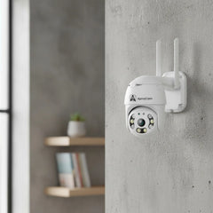 ApnaCam WiFi Outdoor CCTV Camera — 5MP, 360° PTZ, Color Night Vision, 2-Way Audio, Waterproof (Home, Shop, Farm Security)