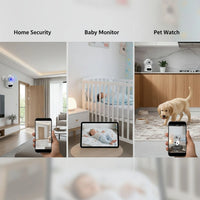 ApnaCam Dual-Lens 4MP+4MP 4G SIM PTZ Indoor CCTV Camera | No WiFi Needed | Floodlight Full-Color Night Vision | 355° Pan Rotation | Two-Way Talk | V380 Pro App | Dukaan, Godown & Home Ke Liye