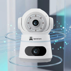 ApnaCam 4MP×2 Dual-Lens 4G PTZ Outdoor CCTV | Floodlight, No WiFi, IP66