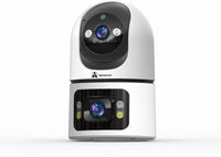 ApnaCam Dual-Lens FHD WiFi PTZ Indoor CCTV | AI Auto-Tracking | Night Vision | Two-Way Audio | V380 Pro