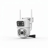 ApnaCam 2MP×2 Dual-Lens FHD WiFi Outdoor PTZ CCTV | iCSee App, IP66