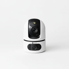 ApnaCam Dual-Lens FHD WiFi PTZ Indoor CCTV | AI Detection | Night Vision | Two-Way Audio | Home & Office | V380 Pro