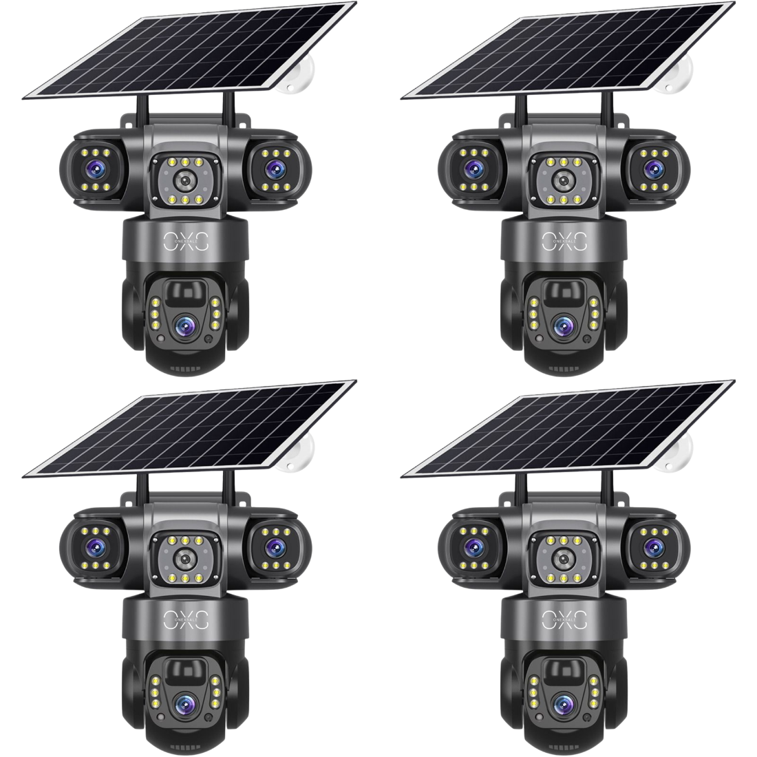 ApnaCam India's First 5G Solar Triple Lens PTZ CCTV Camera — 12MP×3 Lenses, 3-Screen View, AI Tracking, Color Night Vision, IP66 (12-Month Warranty)