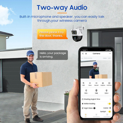 ApnaCam Dual-Lens 2K 4G PTZ Outdoor CCTV | AI Auto-Tracking | Full-Color Night Vision | No WiFi Needed | IP66 | V380 Pro