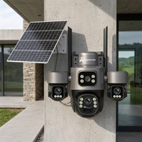 ApnaCam 15+15+15MP FHD Iron Watcher Solar 3 PTZ Control 2Way Audio Night Vision CCTV Security Camera (SD Card Support Upto 128 GB, 4 Channel)