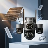 ApnaCam 15+15+15MP FHD Iron Watcher Solar 3 PTZ Control 2Way Audio Night Vision CCTV Security Camera (SD Card Support Upto 128 GB, 4 Channel)
