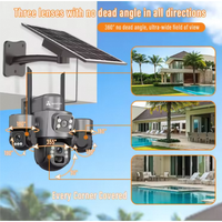 ApnaCam 15+15+15MP FHD Iron Watcher Solar 3 PTZ Control 2Way Audio Night Vision CCTV Security Camera (SD Card Support Upto 128 GB, 4 Channel)