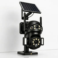 ApnaCam Dual-Lens 5MP 4G Solar PTZ Outdoor CCTV | AI Auto-Tracking | Full-Color Night Vision | No WiFi Needed | IP66 | V380 Pro