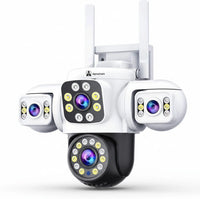 ApnaCam 5MP×3 Triple-Lens 4G PTZ CCTV | AI Auto-Track, No WiFi Needed
