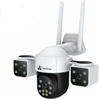 ApnaCam Triple Lens 4G SIM PTZ Camera — 8MP+8MP+8MP, 360° View, AI Human Tracking, Outdoor CCTV