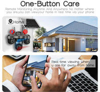 ApnaCam 8MP 4G Sim 3 Lens PTZ Camera 360°View Ai Tracking Waterproof Solar Powered Security Camera (128 GB, 3 Channel)