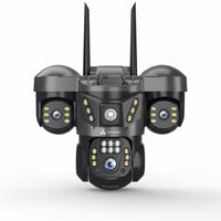 ApnaCam Tri-Vision 8MP Triple-Lens 4G PTZ Outdoor CCTV | Full-Color Night Vision | No WiFi Needed | AI Detection | IP66 | V380 Pro