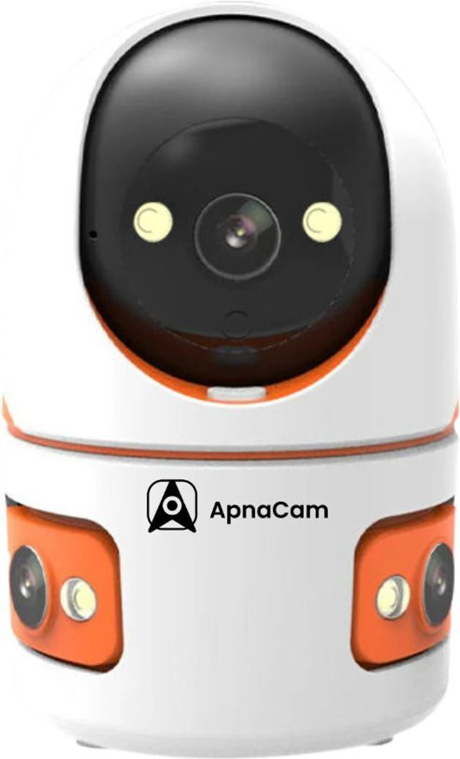 ApnaCam Robo Cam 6MP Tri Lens/Screen HD 1080p AI Human Detect.WiFi, Bullet + PTZ Security Camera (SD Card Support Upto 128 GB, 4 Channel)