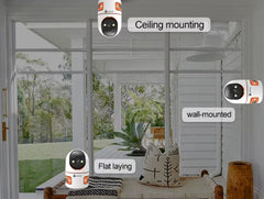 ApnaCam Robo Cam 6MP Tri Lens/Screen HD 1080p AI Human Detect.WiFi, Bullet + PTZ Security Camera (SD Card Support Upto 128 GB, 4 Channel)