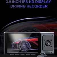 ApnaCam DashCam Front WiFi Night View WDR Loop 24H Parking Dashboard Camera System Reverse Assist Camera System (3 Camera, 1080P)