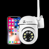 ApnaCam Mini PTZ WiFi Camera – 1080p HD, Night Vision, 2-Way Audio, Motion Alerts | Indoor IP Security Camera for Home, Baby & Office