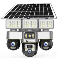 ApnaCam 4G Solar PTZ Camera — 4K Wireless Outdoor CCTV, No WiFi Needed, SIM-Based with Night Vision (Solar Powered)