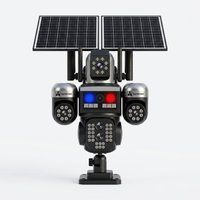 ApnaCam Flash Cop 8MP 4G SIM Triple Lens Solar PTZ Camera | 355° AI Human Tracking, Dual Solar Panel, Color Night Vision, 3-Channel View, IP66, SD Card up to 128GB
