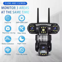 ApnaCam 4G Triple Lens PTZ + Bullet Combo CCTV Camera — 8MP Main + 2×5MP, 5X Zoom, Color Night Vision, AI Detection (No WiFi Outdoor Security)