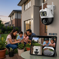ApnaCam Dual-Lens 2K 4G PTZ Outdoor CCTV | AI Auto-Tracking | Full-Color Night Vision | No WiFi Needed | IP66 | V380 Pro