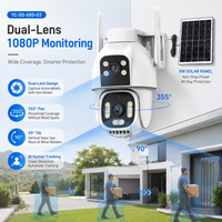 ApnaCam 8+8MP Solar Dual Lens 4G CCTV Camera | 360° PTZ Outdoor Security Camera with Solar Panel, AI Human Detection, Color Night Vision, Two-Way Audio
