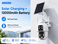 ApnaCam 8+8MP Solar Dual Lens 4G CCTV Camera | 360° PTZ Outdoor Security Camera with Solar Panel, AI Human Detection, Color Night Vision, Two-Way Audio