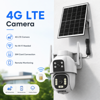ApnaCam 8+8MP Solar Dual Lens 4G CCTV Camera | 360° PTZ Outdoor Security Camera with Solar Panel, AI Human Detection, Color Night Vision, Two-Way Audio