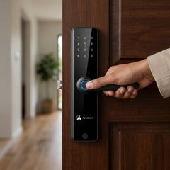 ApnaCam SmartHome Series 1 Pro WiFi Smart Lock | 6-Way Unlock, App+OTP