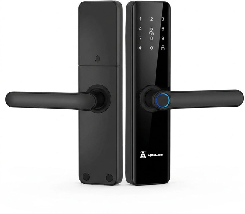 ApnaCam SmartHome Series 1 Pro WiFi Smart Lock | 6-Way Unlock, App+OTP