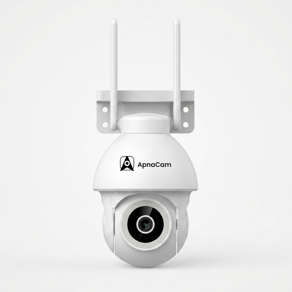ApnaCam 5MP QHD+ Outdoor WiFi PTZ CCTV | 360° Color Night Vision IP66