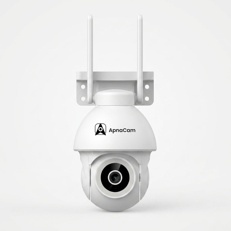 ApnaCam 5MP QHD+ Outdoor WiFi PTZ CCTV | 360° Color Night Vision IP66